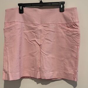 Pink Patterned Skort
